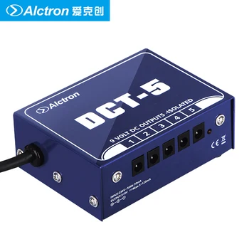 

Alctron DCT-5 multi-channel independent protection power supply box 5-channel 9 volt output effect power
