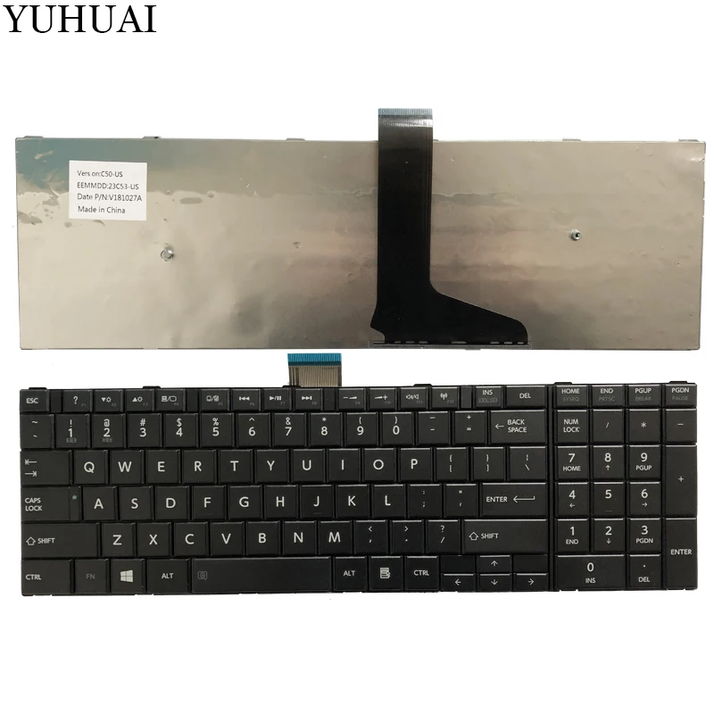 Английская клавиатура для Toshiba Satellite C50 C50D C50-A C50-A506 C50D-A C55T-A C55-A US | Компьютеры и офис