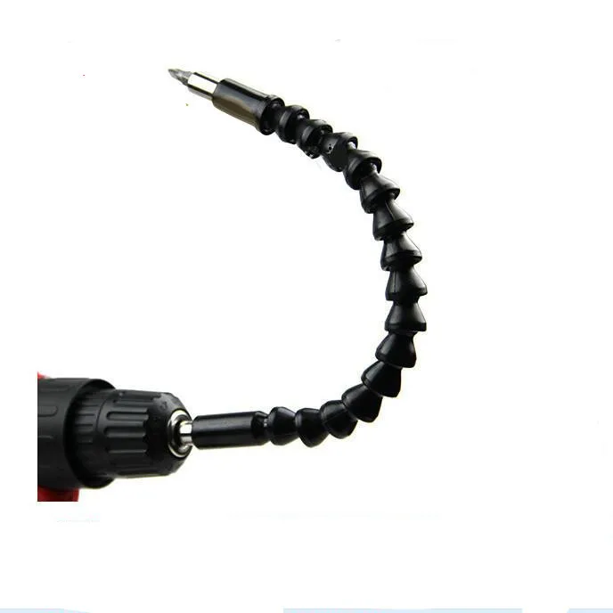 295MM 1/4 Inch Plastic Black Metal Soft Flexible Shaft Hex Shank