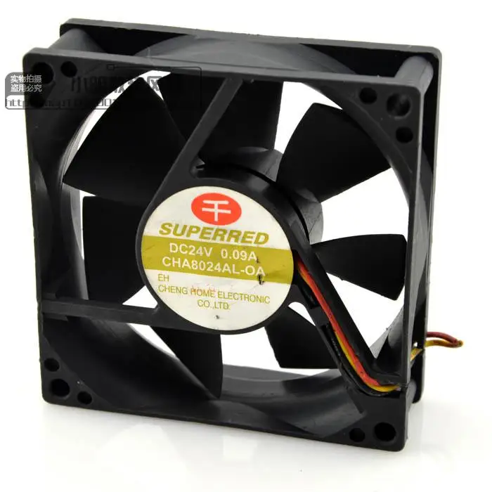 Бесплатная доставка. CHA8024AL OA 24 v 0 09 A 8 см 8025 тепловыделение ультра тихий