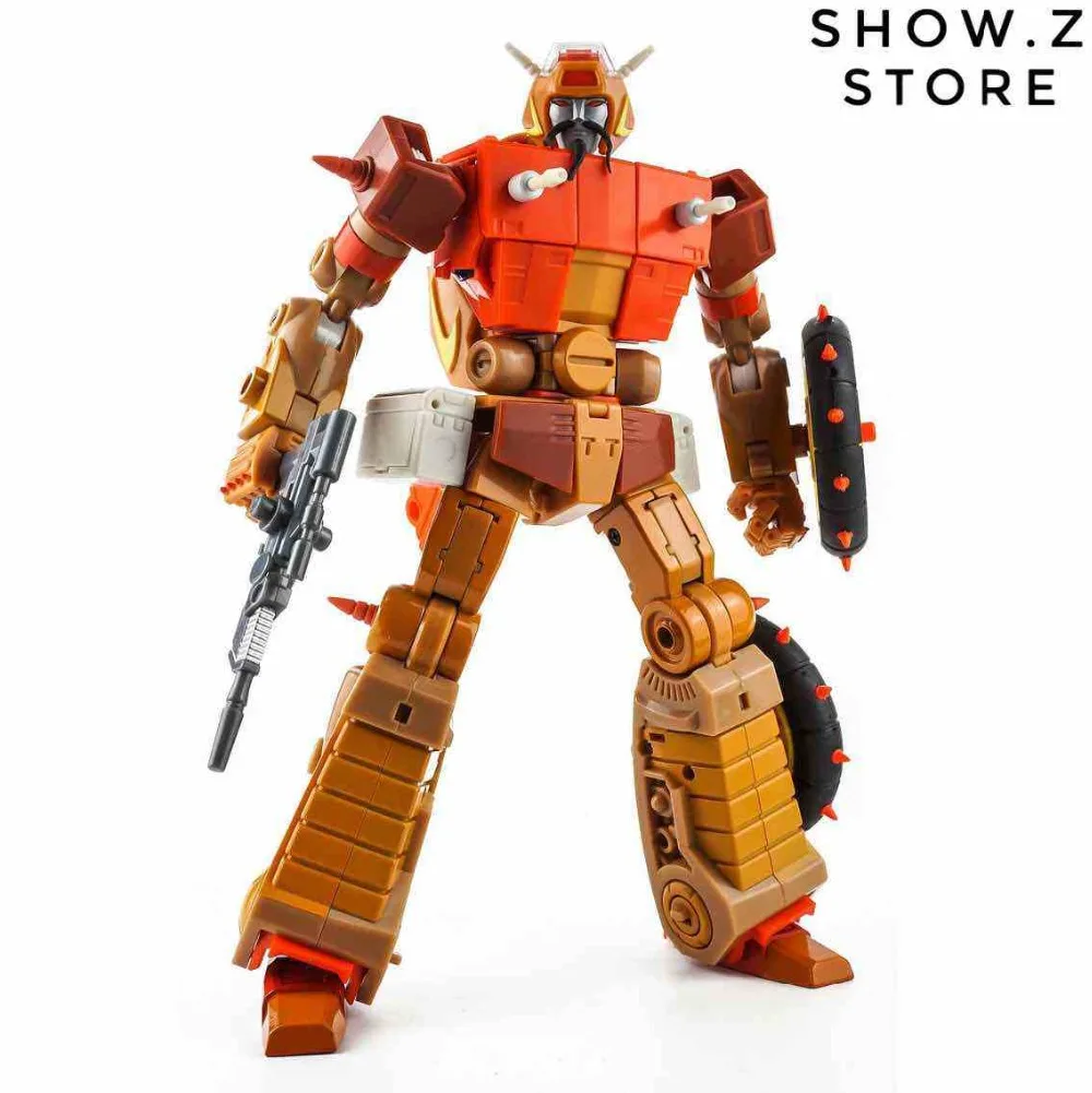 

[Show.Z Store] KFC Toys E.A.V.I. Metal Phase 6A Crash Hog Wreck-Gar WreckGar Transformation Action Figure