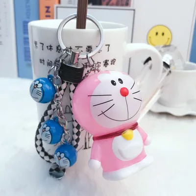 Милый аниме мультфильм ключница из ПВХ Doraemon милый брелок для ключей детский подарок экшн-игрушка - Цвет: AD-57