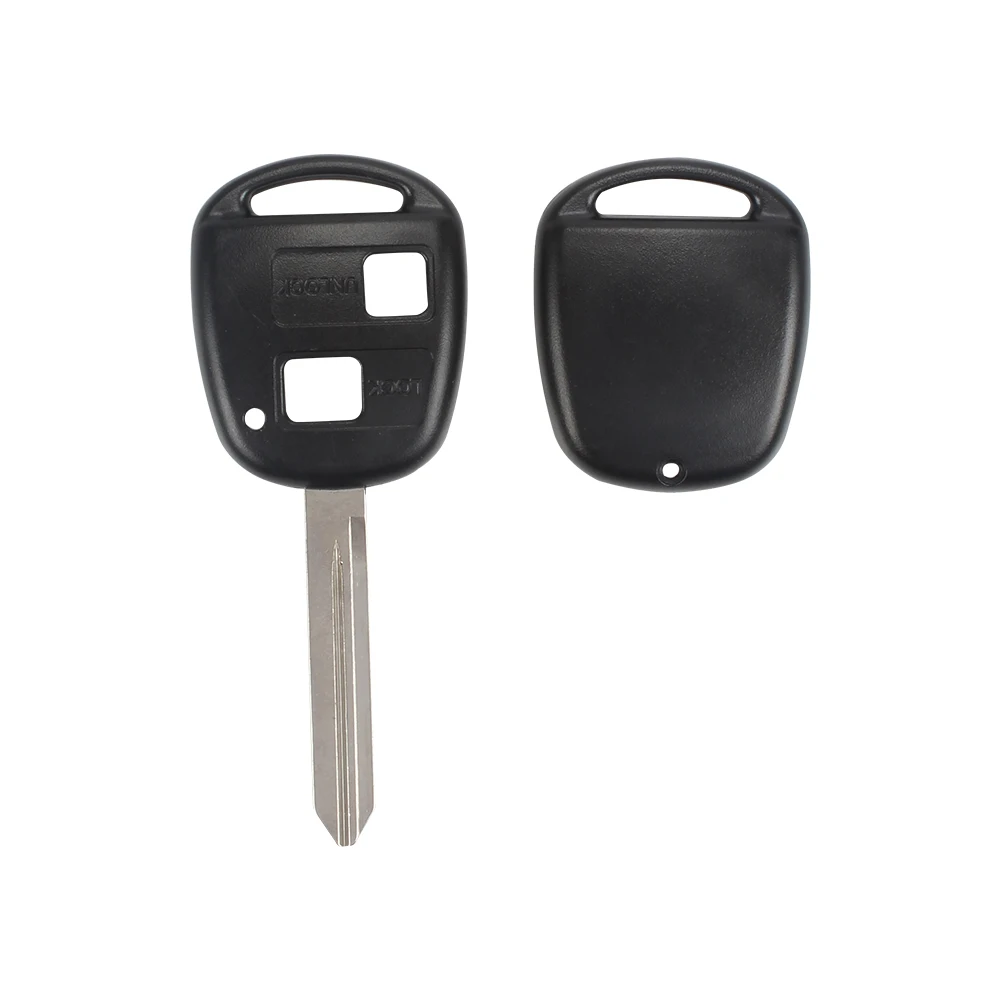 Чехол Vdiagtool для автомобильного ключа с 2 кнопками Toyota Yaris Prado Tarago Camry Corolla лезвием