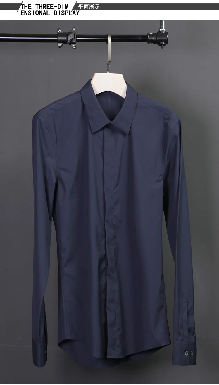 Бренд Италия стиль хлопок и футболки с надписью для мужчин с длинным рукавом повседневное Модная рубашка S твердые большой 4XL рубашк