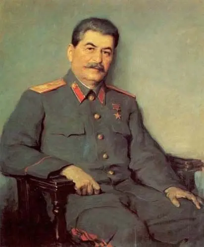 

Large Oil painting male Portrait of General joseph stalin canvas
