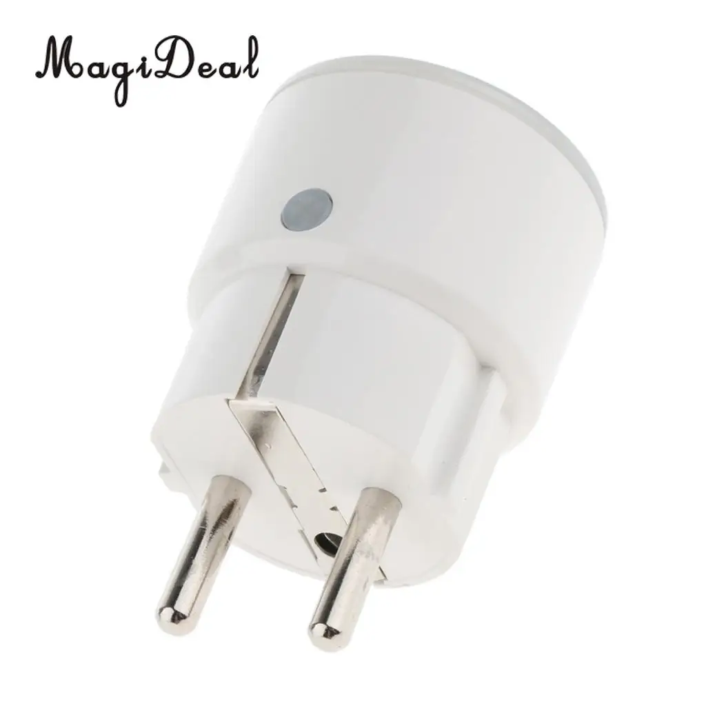 MagiDeal Smart WiFi Plug Outlet Swtich Work With Echo Alexa Google Home Remote EU Durable and Eco-friendly Smart Power Socket