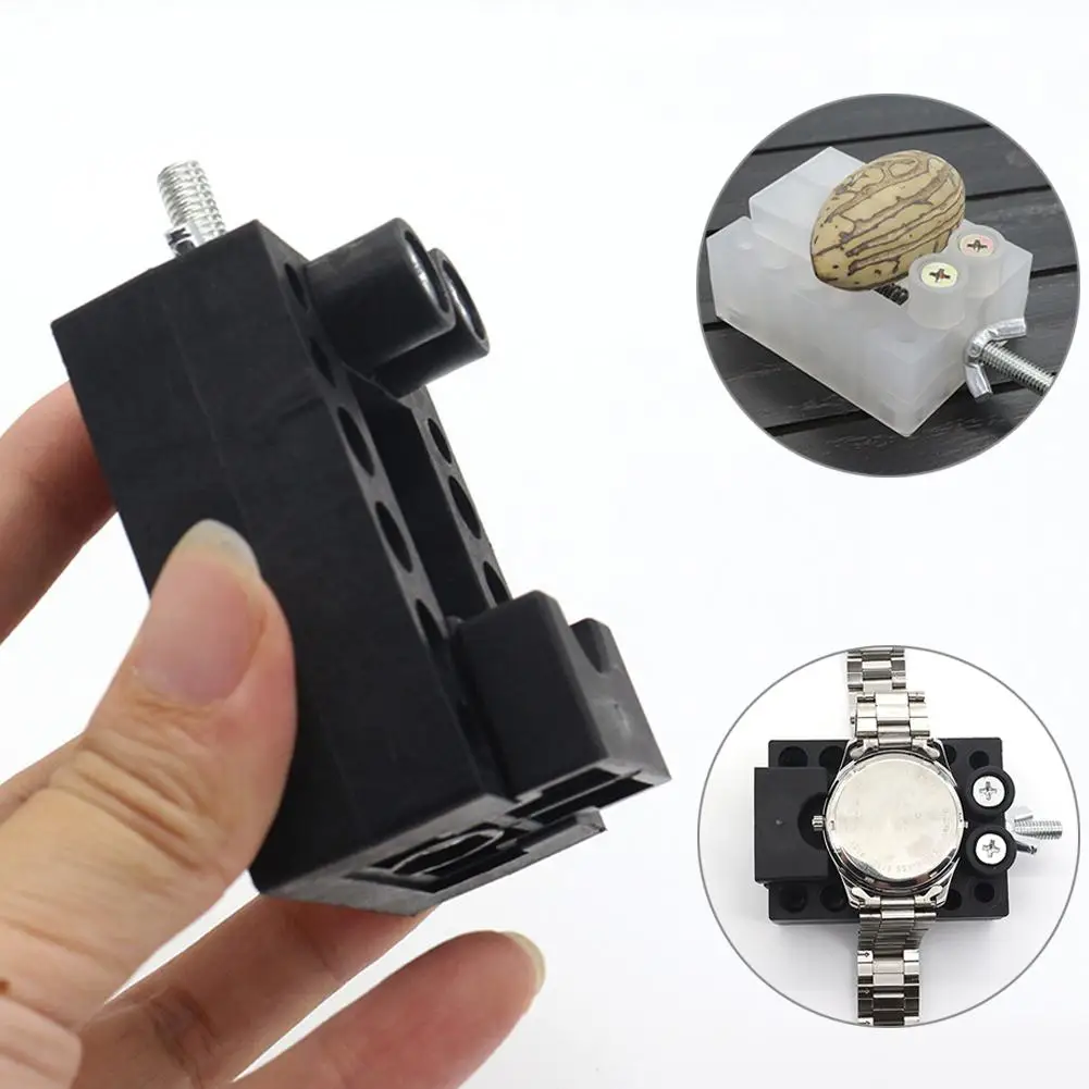 

New Watch Back Case Cover Opener Remover Holder Adjustable Location Repair Tool