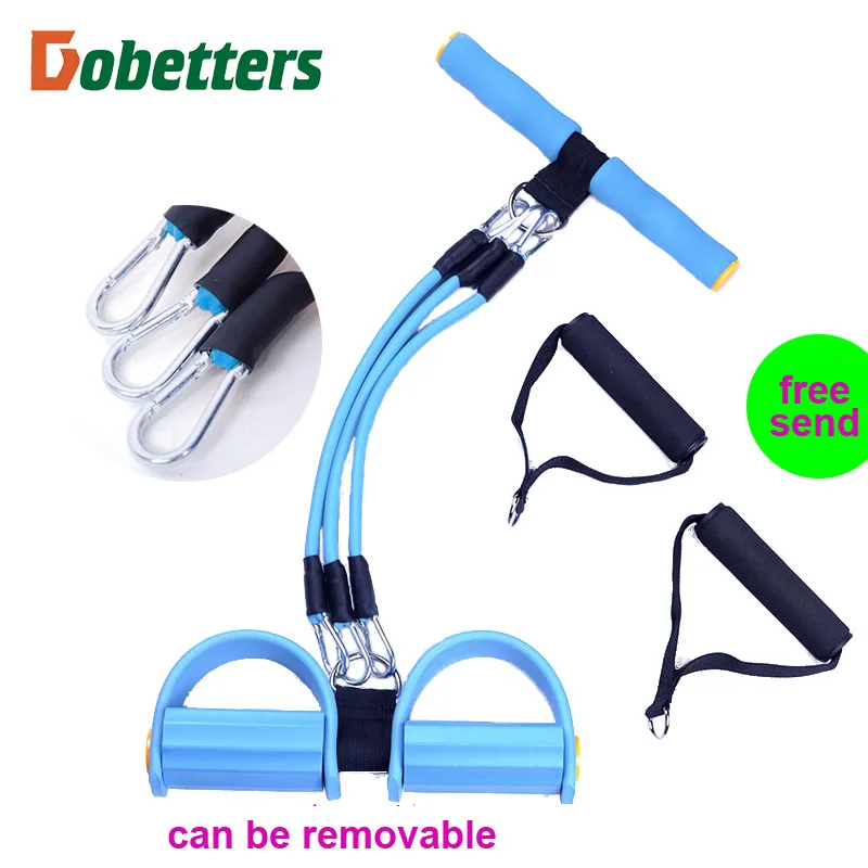 

NEW 2020 Multi-functional household leg pedal pull rope sit-ups tubing rubber foot cable machine men/women