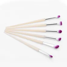 6PCS Makeup Brushes Set professional Cosmetic Tool Eyeshadow Eye Contour Powder Foundation Blending Brush Set pincel maquiagem