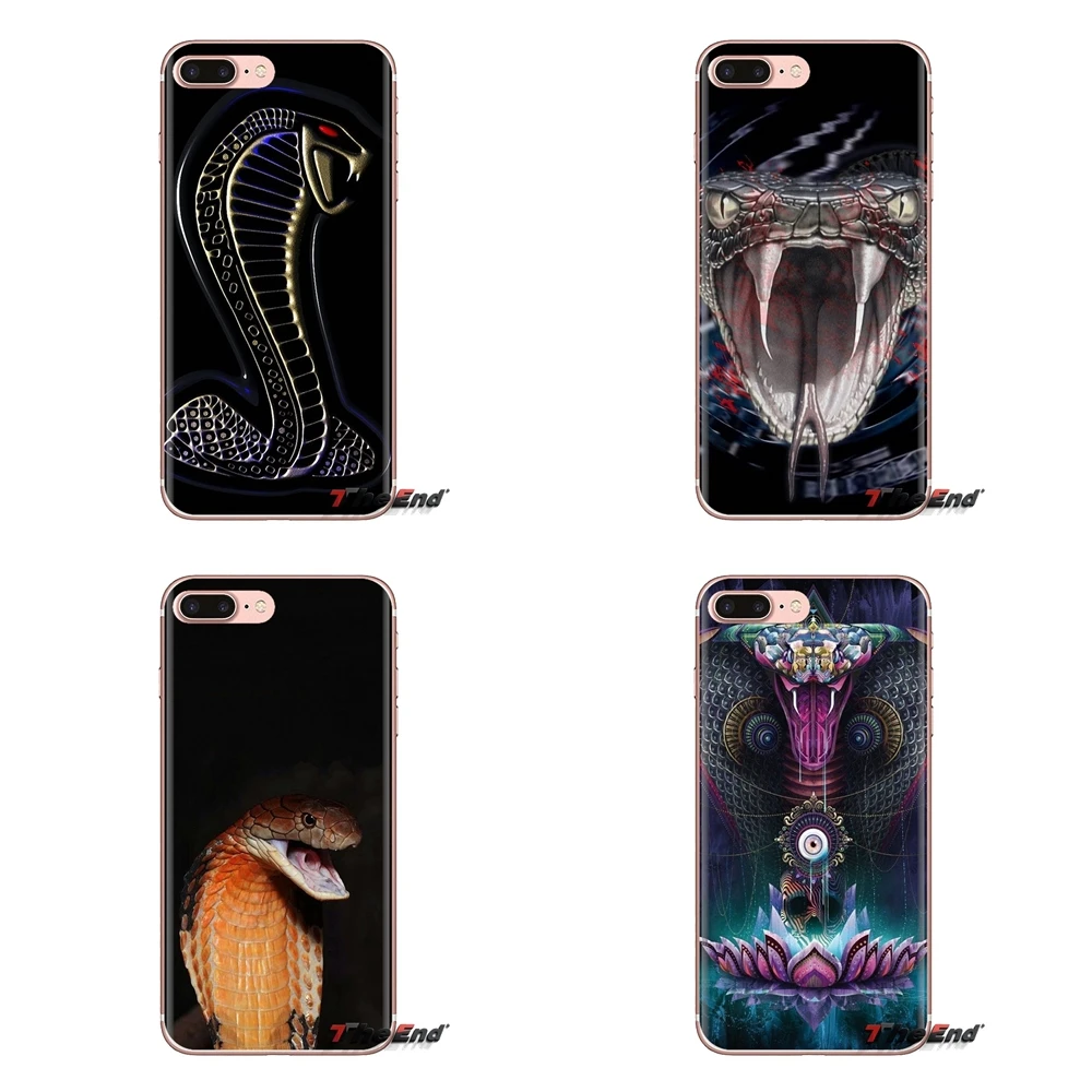 Для Samsung Galaxy A3 A5 A7 A9 A8 Star A6 Plus 2018 2015 2016 2017 прозрачный мягкий чехол Чехлы KING COBRA snake |