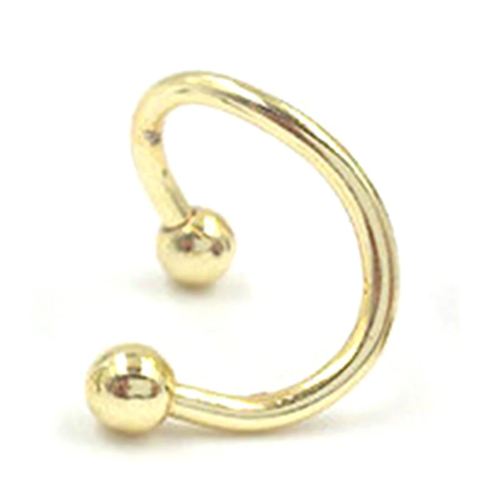 

zheFanku 1pc Stainless Steel Lip Nail Colors Nose Ring Ear Bone Nail Jewelry For Women Personality Body Jewelry Free Shipping