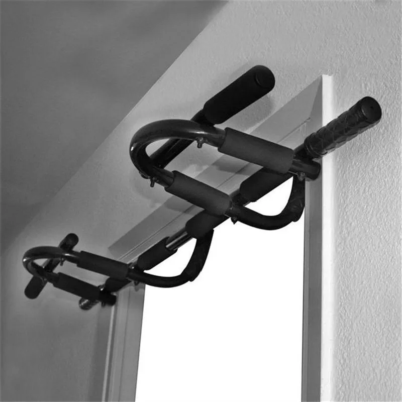 Total Upper Body Workout Bar Indoor Fitness Chin-up Equipments Portable Adjustable Exercise Pull Ups Door Horizontal Bar HWC