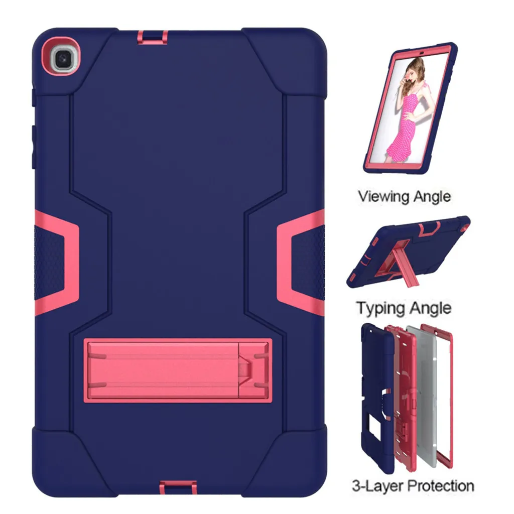 

OMESHIN Tablet Case FOR Samsung Galaxy Tab S5E 10.1 Inch TPU Four Angle Airbag Design Flat Protection Shell Desktop Support