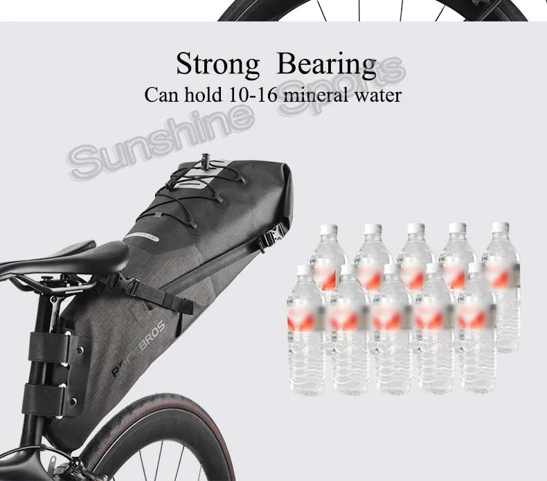 Excellent Rockbros 10L/14L Road Mountain Bike Bag Waterproof Cycling Rear Seat Travel Bag Bicycle Saddle Bag Pack Pannier Bike Accessories 5 Excellent Rockbros 10L/14L Road Mountain Bike Bag Waterproof Cycling Rear Seat Travel Bag Bicycle Saddle Bag Pack Pannier Bike Accessories 5