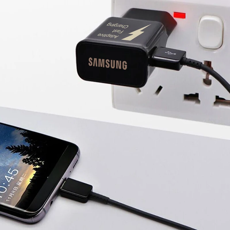 Быстрое зарядное устройство для Samsung Galaxy S6 S7 edge 15 Вт 9 В 67 А C5 J1 J2 J3 J5 J7 Note2 Note4 Note5 note P8