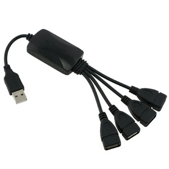 

4 Port USB Cable, Hub Expansion Splitter Adapter for laptop PC USB 2.0 Hub