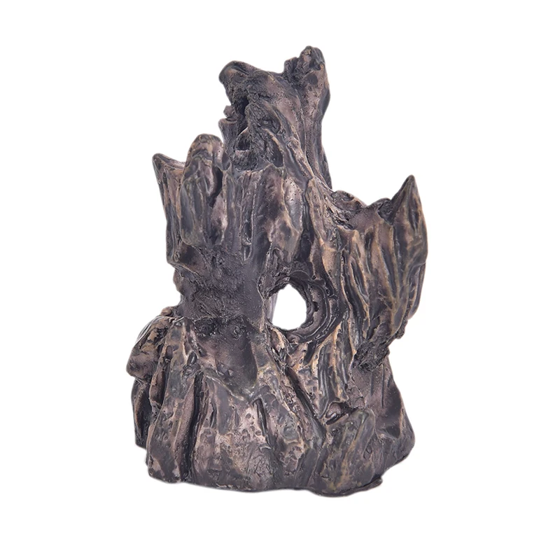 

1PC Resin Mountain View Fish Tank Cave Moss Bridge Decor Aquarium Rockery Landscape Underwater Ornament