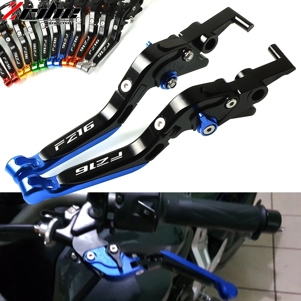 FZ16 plegable extensible ajustable de motocicleta frenos palancas de embrague para Yamaha FZ 16 FZ16 2011 2012 2013 2014 2015|Palancas, cuerdas y cables| - AliExpress