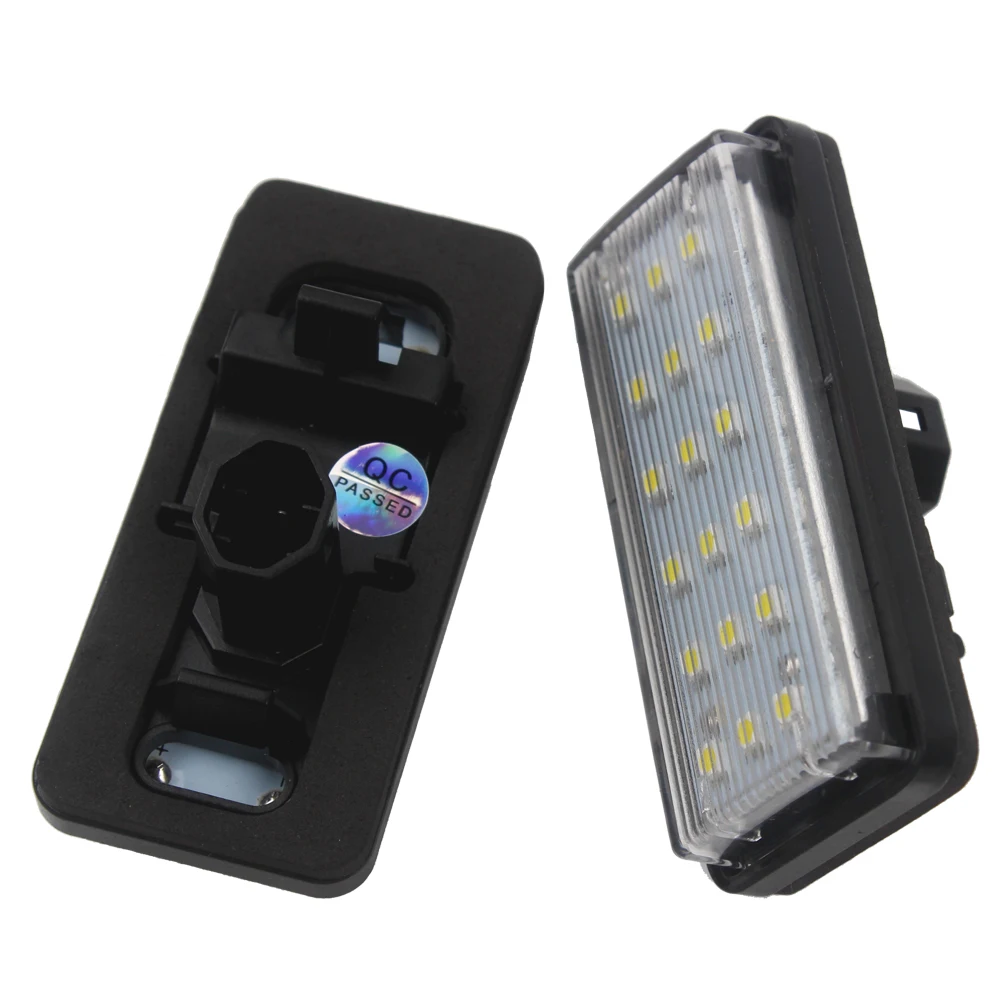 Number Plate Lamp 2pcs For Toyota Land Cruiser Prado Reiz Mark X For Lexus LX470 LX570 LED Car License Plate Lights 12V передний верхний левый рычаг toyota mark 2 санкт петербург
