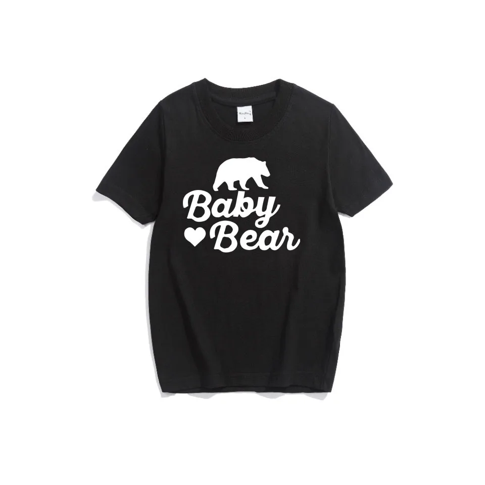 Полар-флиса «Маша и Медведь» футболка Семья подходящая друг к другу одежда для мамы и дочки/футболки для сына одежда для мамы и меня мама