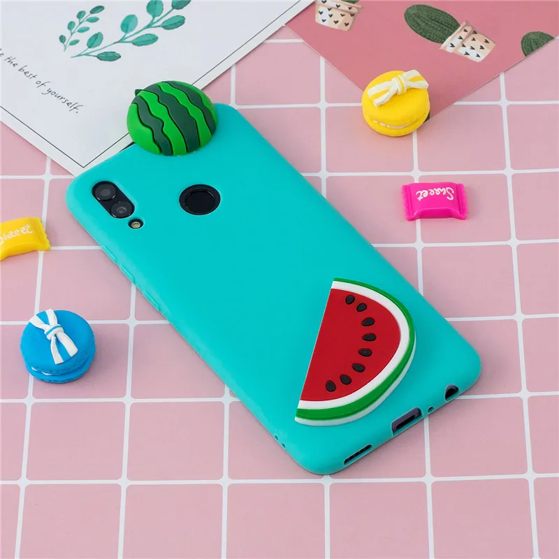 Huawei P Smart чехол для Coque huawei P Smart Psmart чехол 3D единорог кукла игрушки Мягкий силиконовый чехол для телефона s Etui