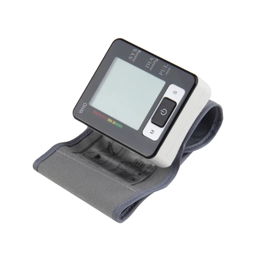 1 шт. автоматический цифровой наручный монитор кровяного давления, измеритель сердца, ЖК-экран, хит продаж