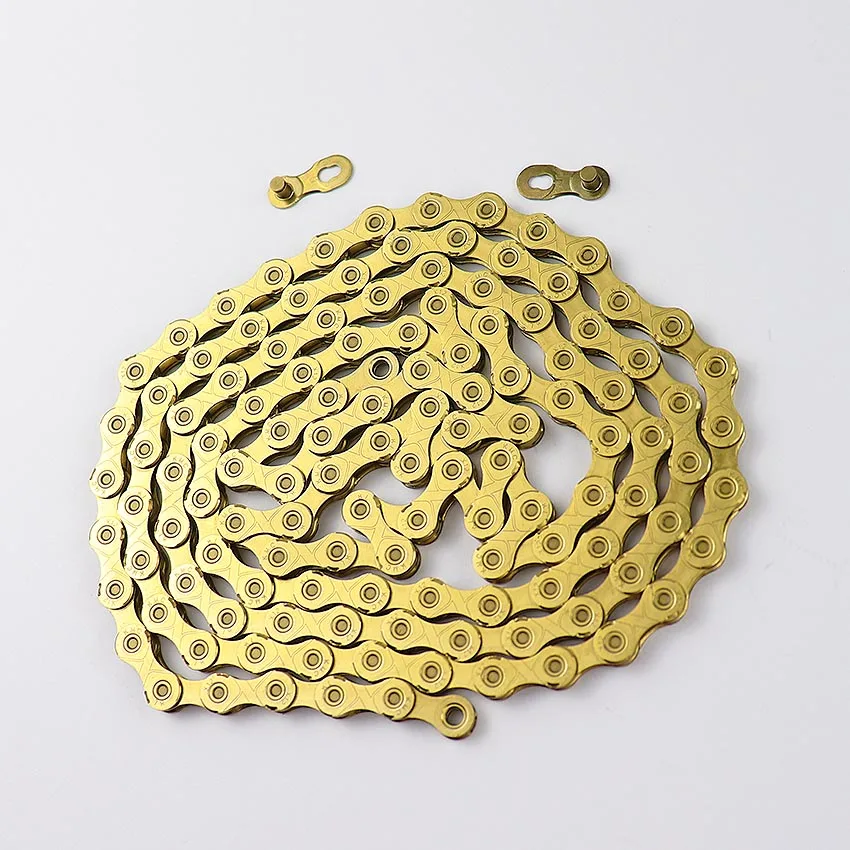 KMC X12 12 Speed 126L MTB Road Bike Chain 12s Golden Chain with Magic Link