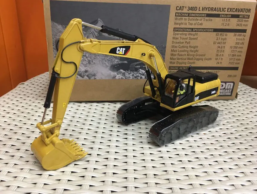 Гидравлический экскаватор Caterpillar Cat 340D L 1/50 металлический Фотофон #85908|hydraulic