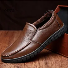 Chaussure дома Высокое качество Натуральная кожа короткие плюшевые ботинки повседневная модная мужская обувь платье шнурки Zapatos Hombre