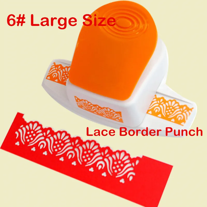 

New arrival beautiful flower shape border punch foam paper embossing puncher Edge craft punch scrapbook punches for paper cut