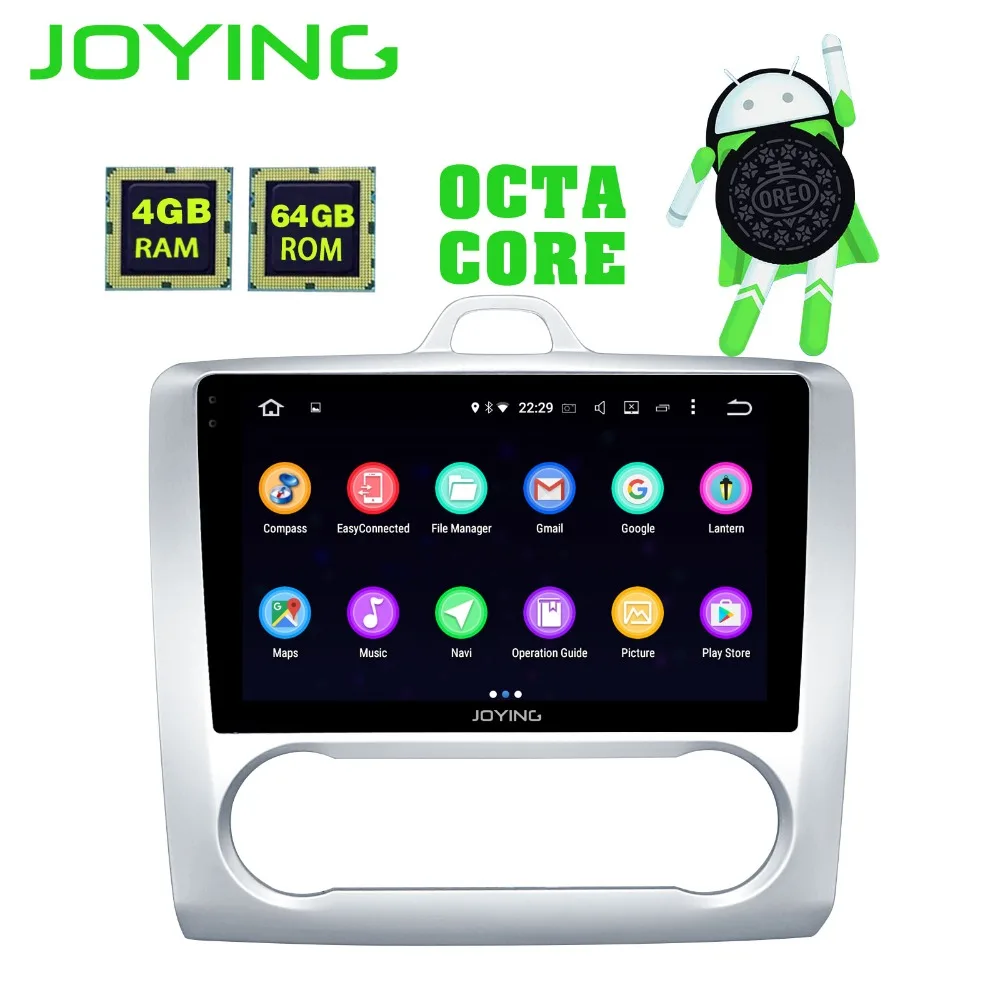 Clearance 9"Head Unit Android Car Radio Stereo Audio GPS Tape Recorder For Ford Focus 2005-2012 Multimedia Player Support Steering wheel 2