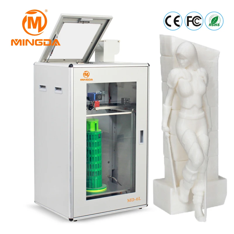 

High Precision 3D Printer Machine 110/220V 275 Degree 3D Printer Abs Pla Filament Printing Size 400*300*500Mm 3D Printer Md-6L-7