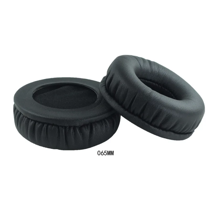 45MM 50MM 60MM 70MM 105MM Protein Leather Replacement General Foam Ear Pads Cushions for Headphones (7)