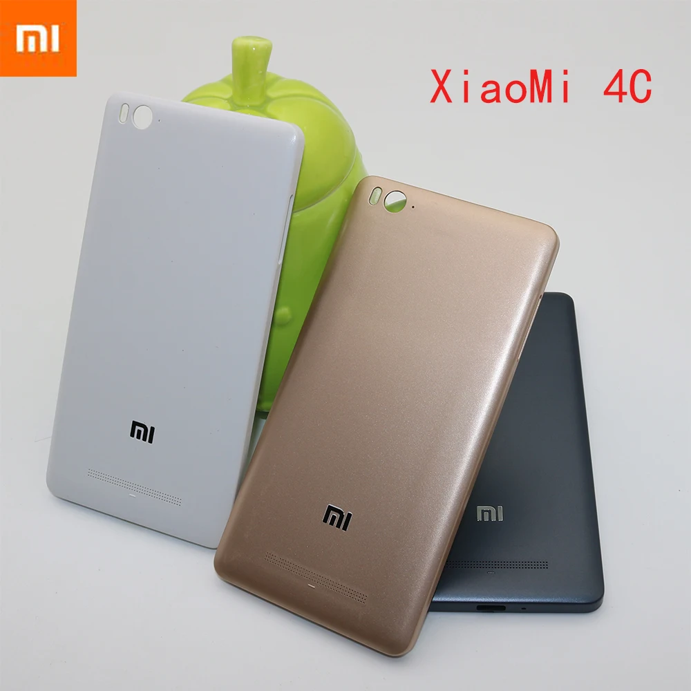 

Original Battery Back Cover for Xiaomi MI4I MI4C MI 4I 4C Rear Case With Flash Replacement Parts