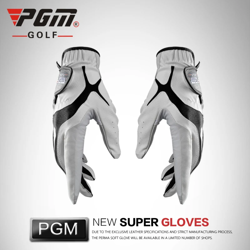 Authentic PGM Golf Men New Gloves Leather Sheepskin genuine golf