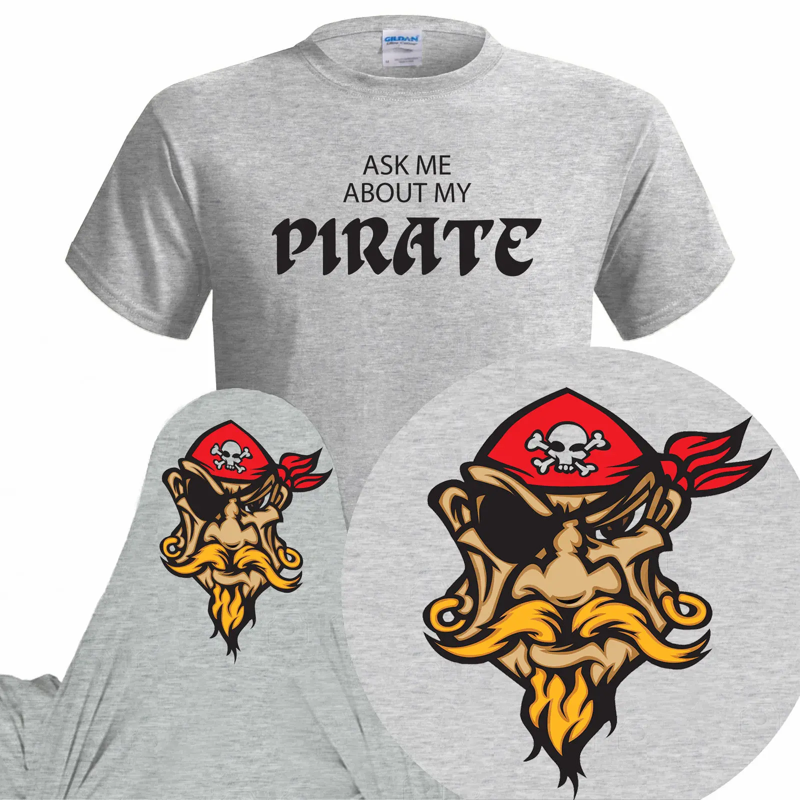 Детская забавная футболка с надписью Ask Me About My Pirate крутая Повседневная Rex pride