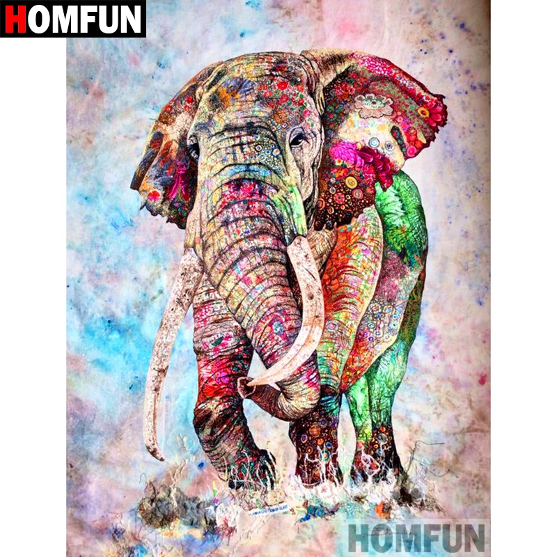 A09026        Colorful elephant