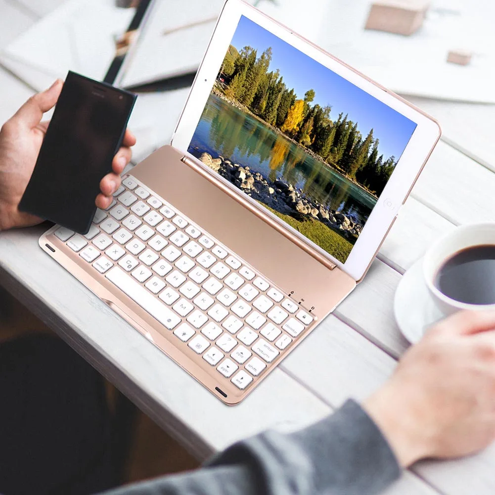 Алюминиевый Чехол книжка для iPad Air 2 Pro 9 7 дюйма IJS998|Клавиатуры| |