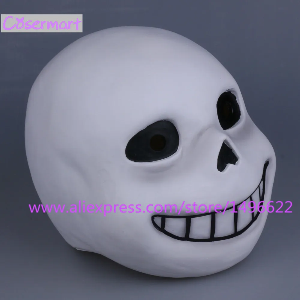 Hot Game Undertale Mask Hard Latex Cosplay Sans Papyrus helmet Full Head Masks Halloween Party Prop (13)