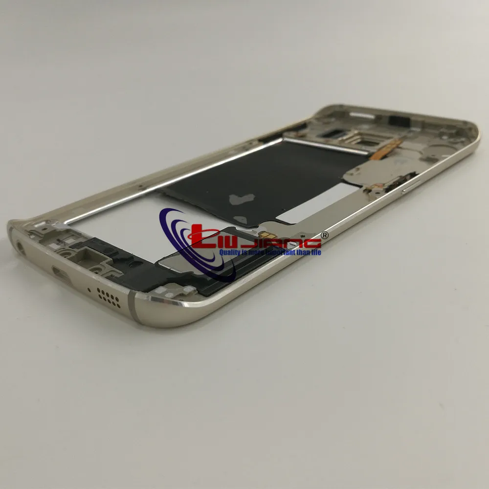 Средняя рамка для samsung S6 Edge G925 G925F G925A G925i средняя Рамка металлический корпус шасси с объективом камеры запасные части