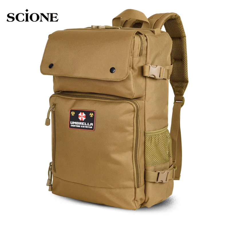 

Military Tactical Backpack Large Capacity Mountaineering Camping Bag Handbag Men's Hiking Rucksack Travel Pack Outdoor XA791WA