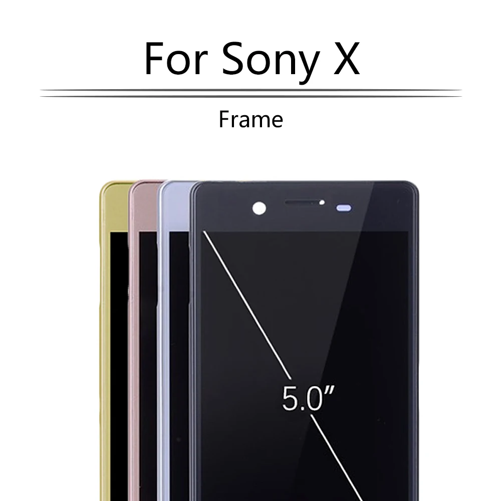 5 0 &quotОригинальный для SONY Xperia XP ЖК дисплей сенсорный экран с рамкой дигитайзер XPERIA