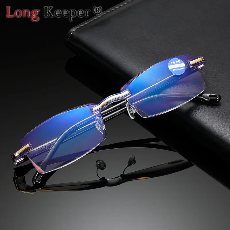 

Long Keeper Reading Glasses Presbyopia Anti Blue Light Eyeglasses Eyewear Eye Glasses Diopter Hyperopia Prescription Parents New