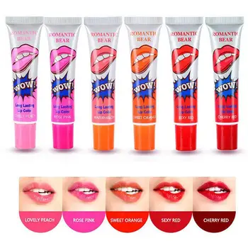 

1Pcs Waterproof Lip Tint Makeup Lipgloss Cosmetics Romantic Long Lasting Lip Gloss Peel Off Lipstick