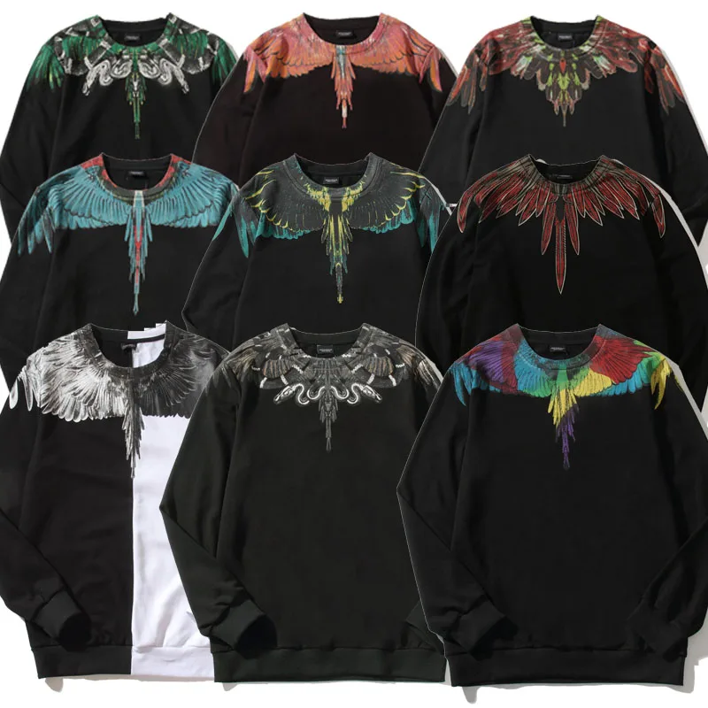 marcelo burlon moletom com capuz mens