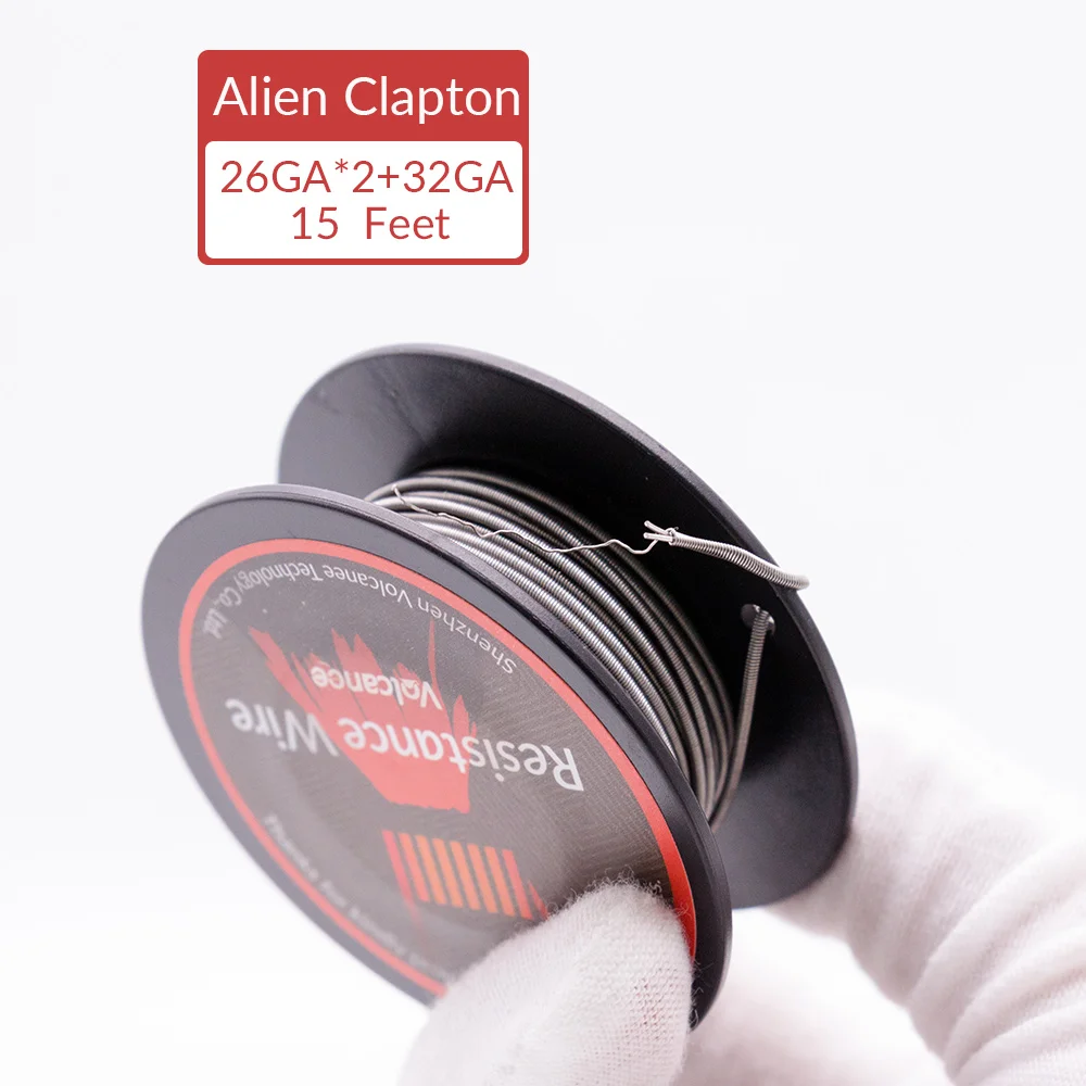 Плоская проволока Volcanee 5 м/рулон Alien Clapton Wire Tiger для RDA RBA перестраиваемый