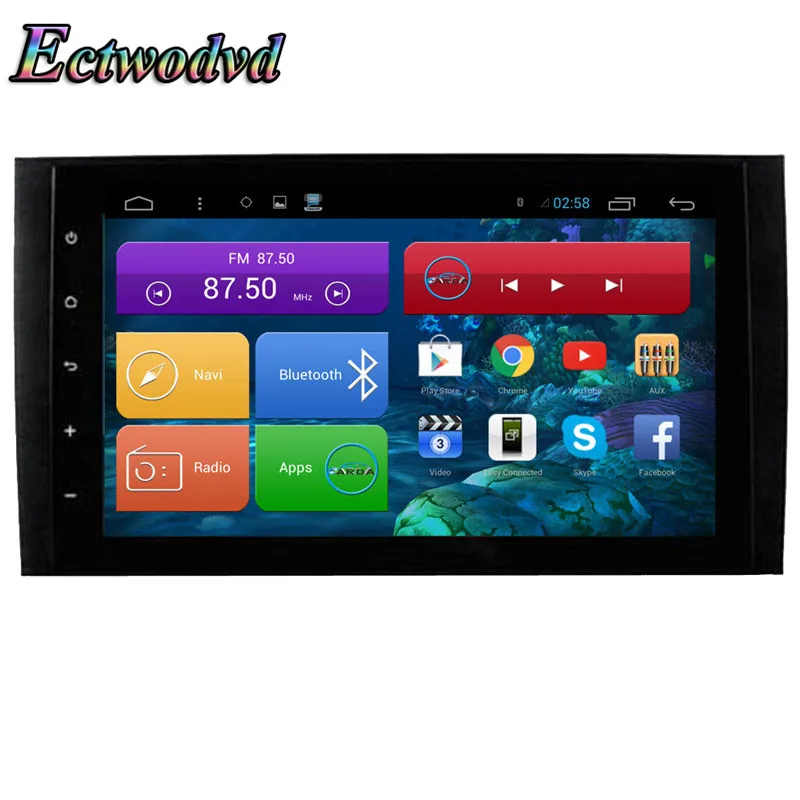 Ectwodvd 10 2 дюймов Восьмиядерный Android 8 1 Автомобильная dvd навигационная система Радио