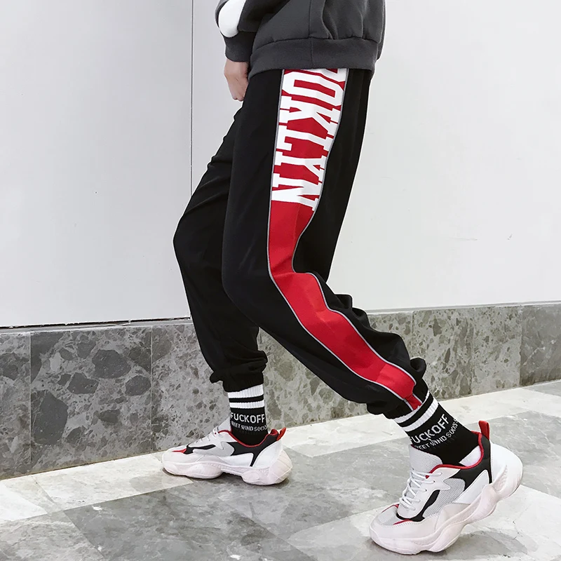Fashion Casual Men's Pants Pants Spring And Autumn New M-2XL Reflective Loose Harem Pants Tricolor Personality Youth Popular