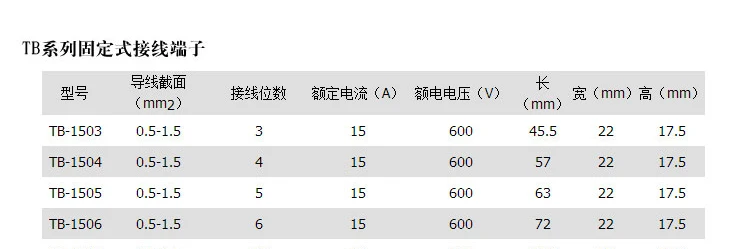 TBC-1004/TB-1004 фиксированный тип 100A 600V 4 позиции 0,5-25mm2 Соединительный клеммный блок электрический с медью