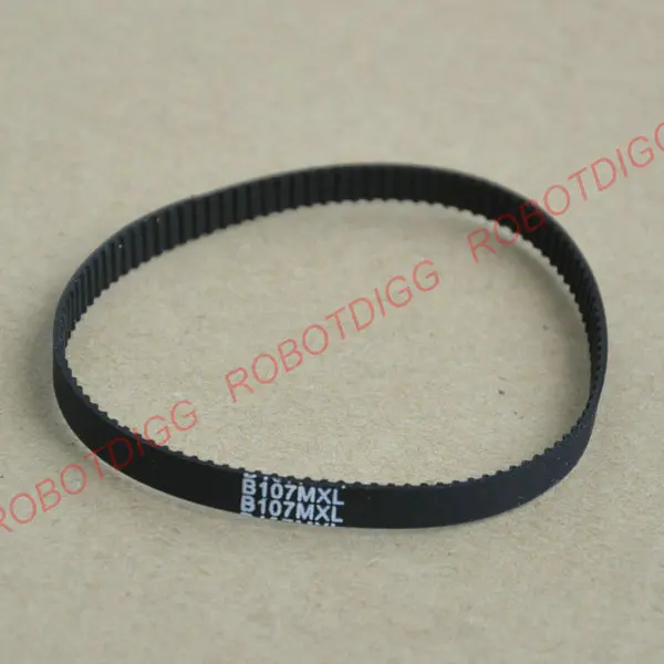 

10pcs/lot, MXL Timing Belt, Closed-loop, B107MXL, 3mm 6mm width